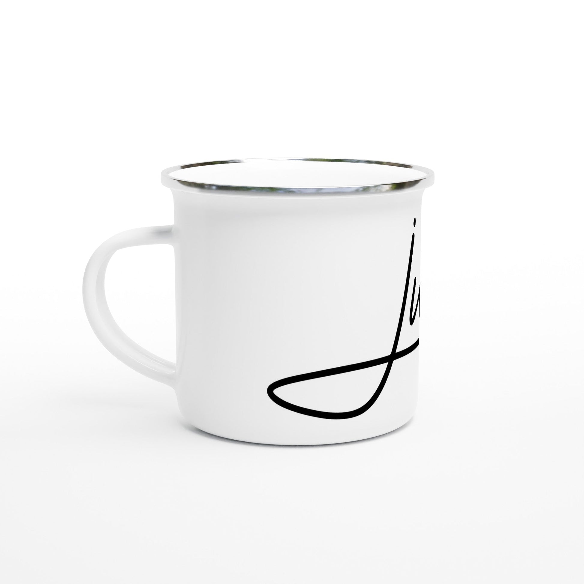 Mug avec écriture "Jura" en émail blanc - 164783b8 - 31bd - 4638 - 86b2 - fd3b3b99f085 - LAM du Jura