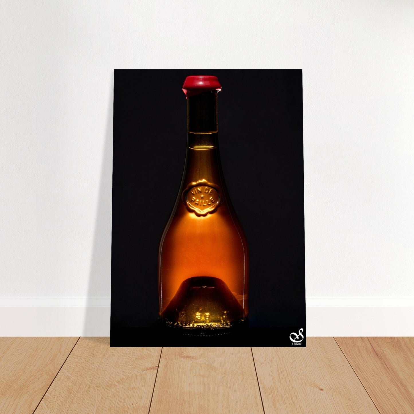 Poster Artistique de la Bouteille de Vin de Paille - Douceur Dorée - c78adc66 - 6dfe - 4828 - 8100 - 08bbcce390fb - LAM du Jura