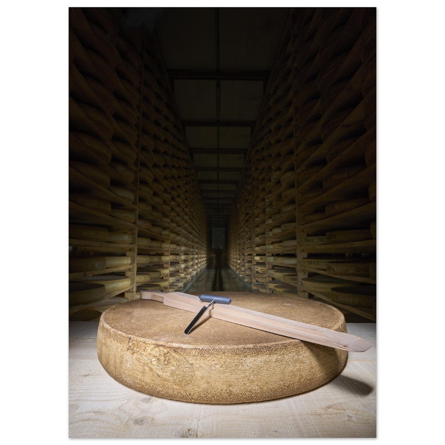 Poster Artistique de la Meule de Comté - Tradition et Savoir - Faire - 3e662834 - 9607 - 4d64 - 9e2f - 616c0bea0adc - LAM du Jura