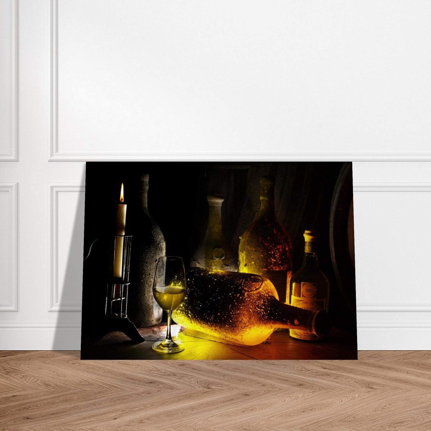 Poster Artistique des Bouteilles de Vin Jaune - Rétro Vinicole - b130479e - e919 - 46af - b253 - 22a358e2e7a7 - LAM du Jura