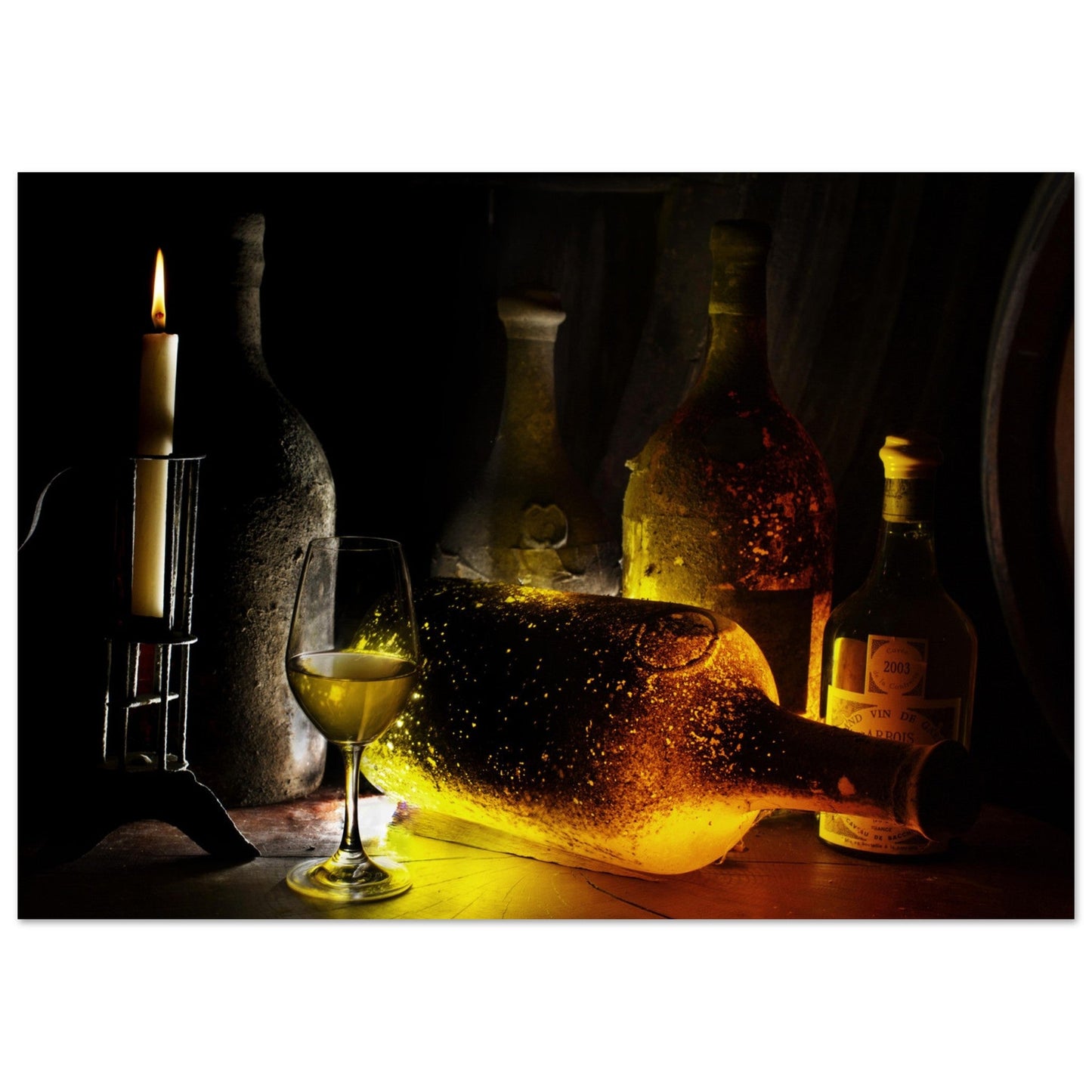 Poster Artistique des Bouteilles de Vin Jaune - Rétro Vinicole - 953ae004 - d15b - 4f0b - 8495 - d7edb898bce2 - LAM du Jura