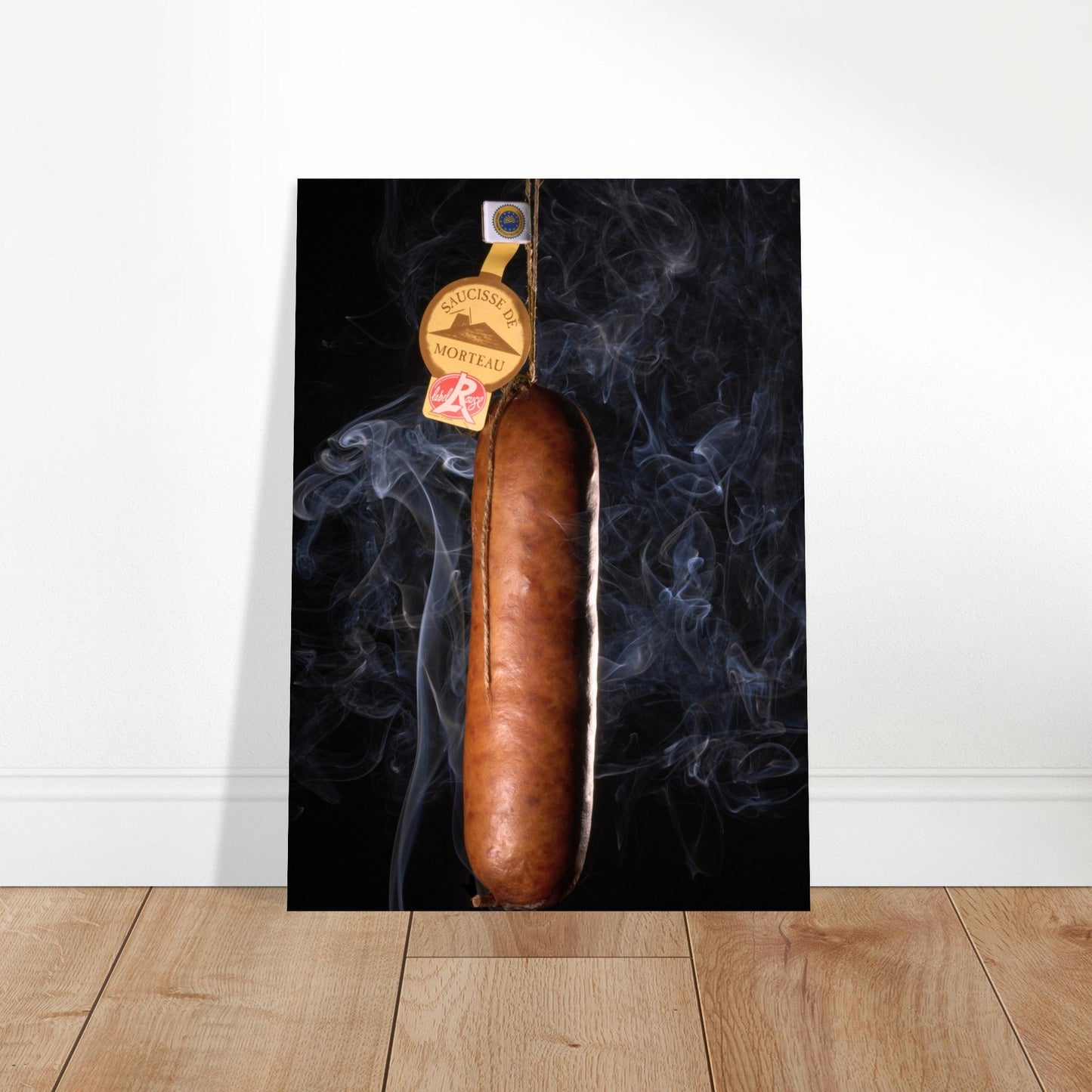 Poster Artistique Saucisse de Morteau - Tradition Fumée - 1f6f614a - f890 - 4582 - b180 - 116f961edb68 - LAM du Jura