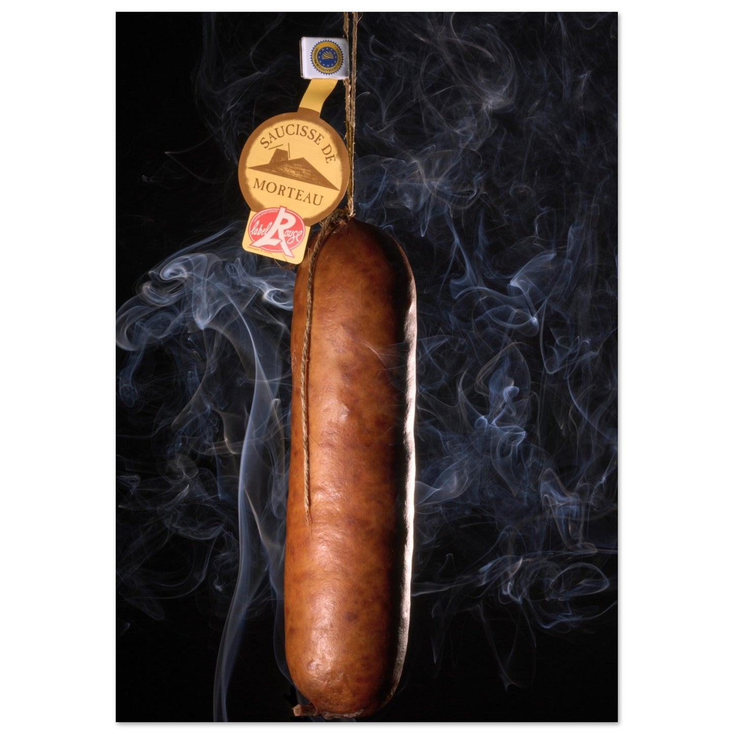 Poster Artistique Saucisse de Morteau - Tradition Fumée - 1f6f614a - f890 - 4582 - b180 - 116f961edb68 - LAM du Jura