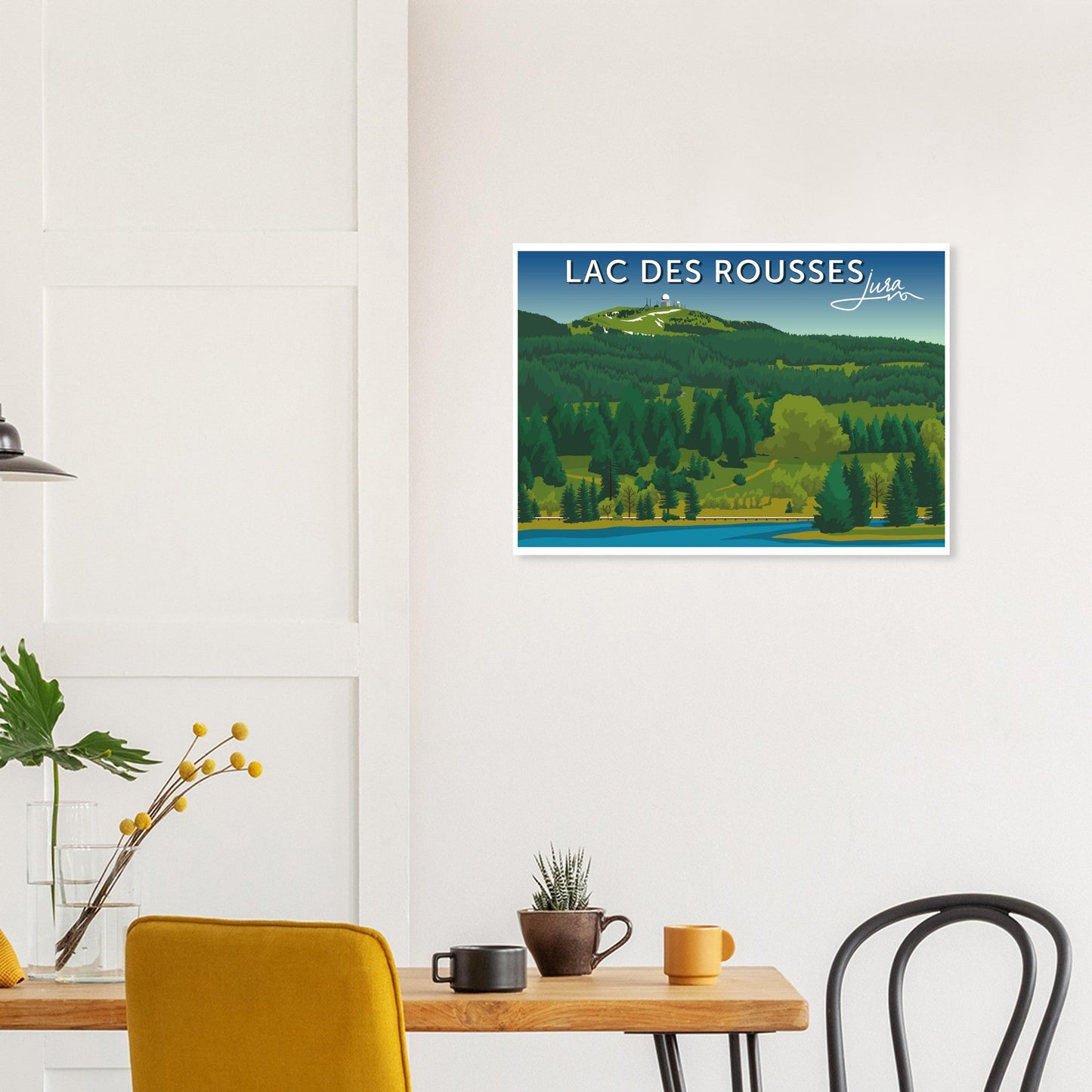 Poster Vintage du Lac des Rousses, Jura - Qualité Haute de Gamme - bbfed216 - 9f0b - 4447 - a775 - a8f7b6fd6976 - LAM du Jura