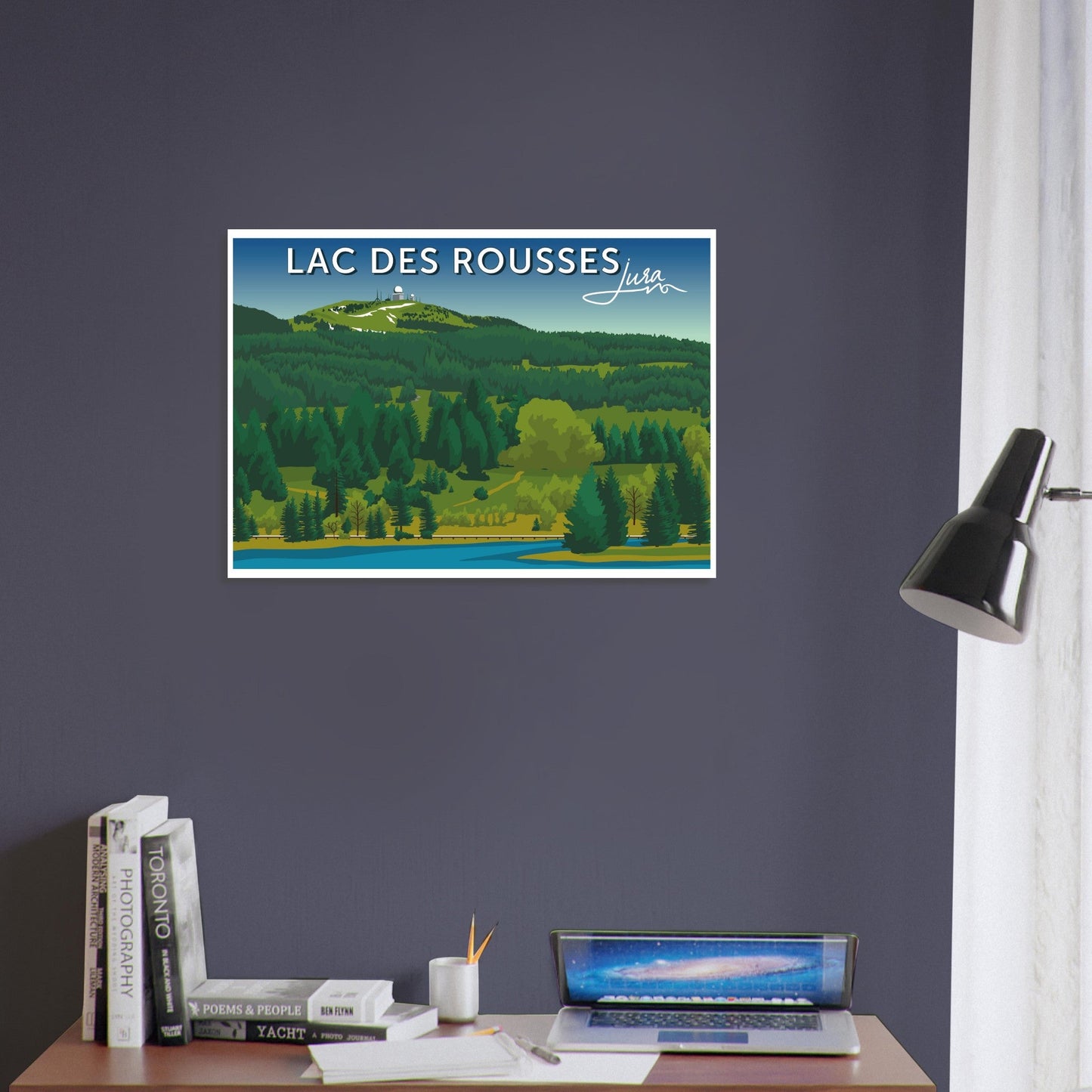 Poster Vintage du Lac des Rousses, Jura - Qualité Haute de Gamme - bbfed216 - 9f0b - 4447 - a775 - a8f7b6fd6976 - LAM du Jura