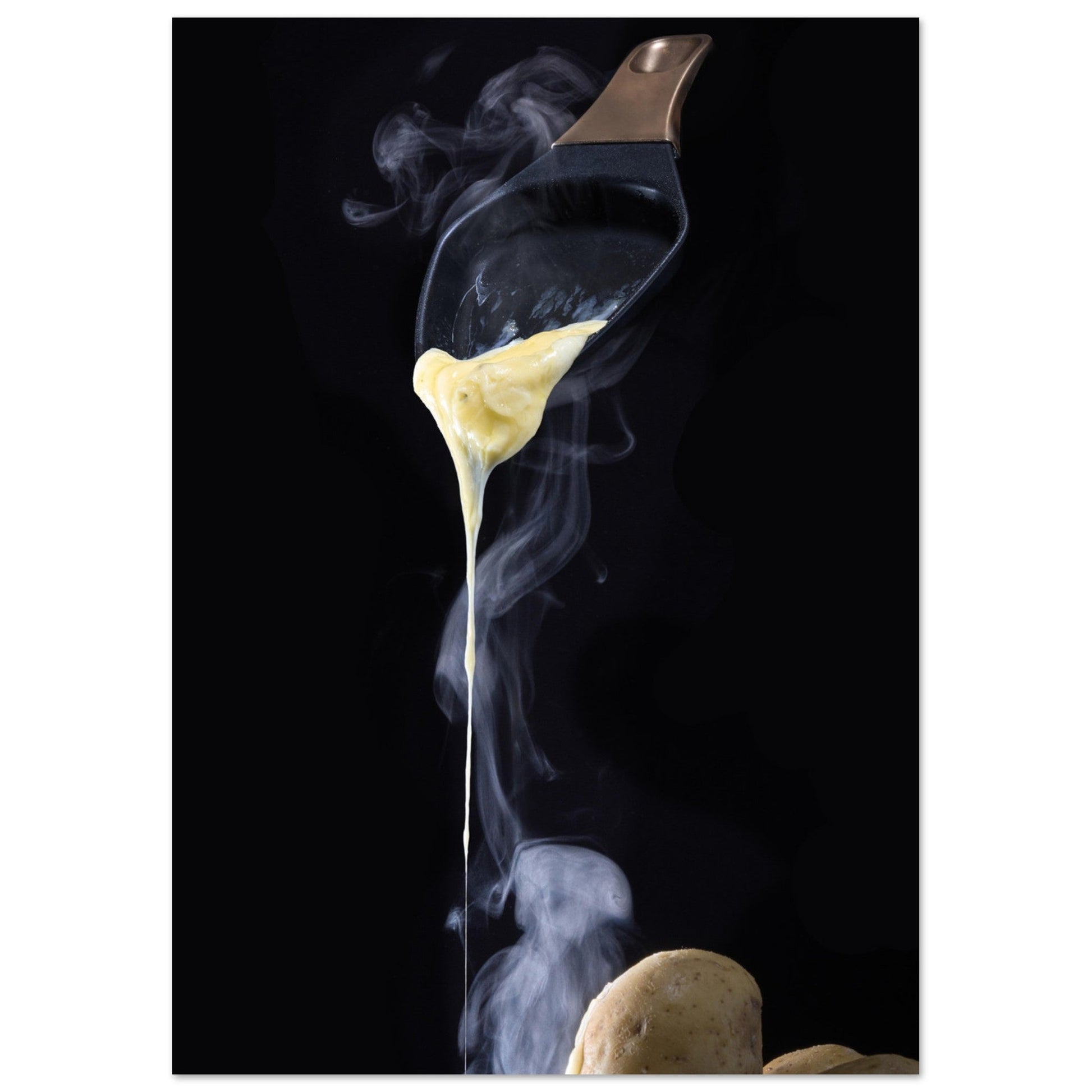 Poster Artistique de la Raclette qui coule - La Gourmandise en Fusion - 555e09d7 - d96b - 487d - 8974 - c6df07c1ee27 - LAM du Jura