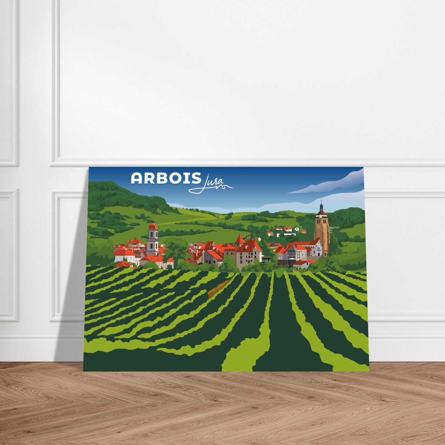 Poster Vintage d'Arbois, Jura - Qualité Haute de Gamme - 7bdd486a - cd66 - 4d60 - b923 - 0703abb00957 - LAM du Jura