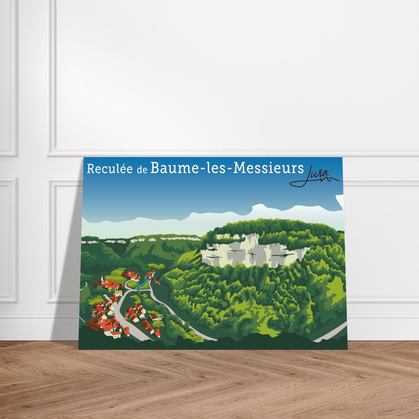 Poster Vintage de la Reculée de Baume - les - Messieurs, Jura - Qualité Haute de Gamme - 745ebebf - dee2 - 4a06 - a0bb - 15a7e86e43d1 - LAM du Jura