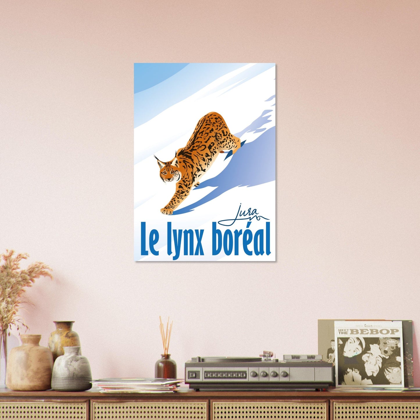 Poster Vintage Haut de Gamme - Lynx Marchant sur la Neige - cdced14c - f10d - 4b96 - 9045 - 90ad70fcc4c7 - LAM du Jura