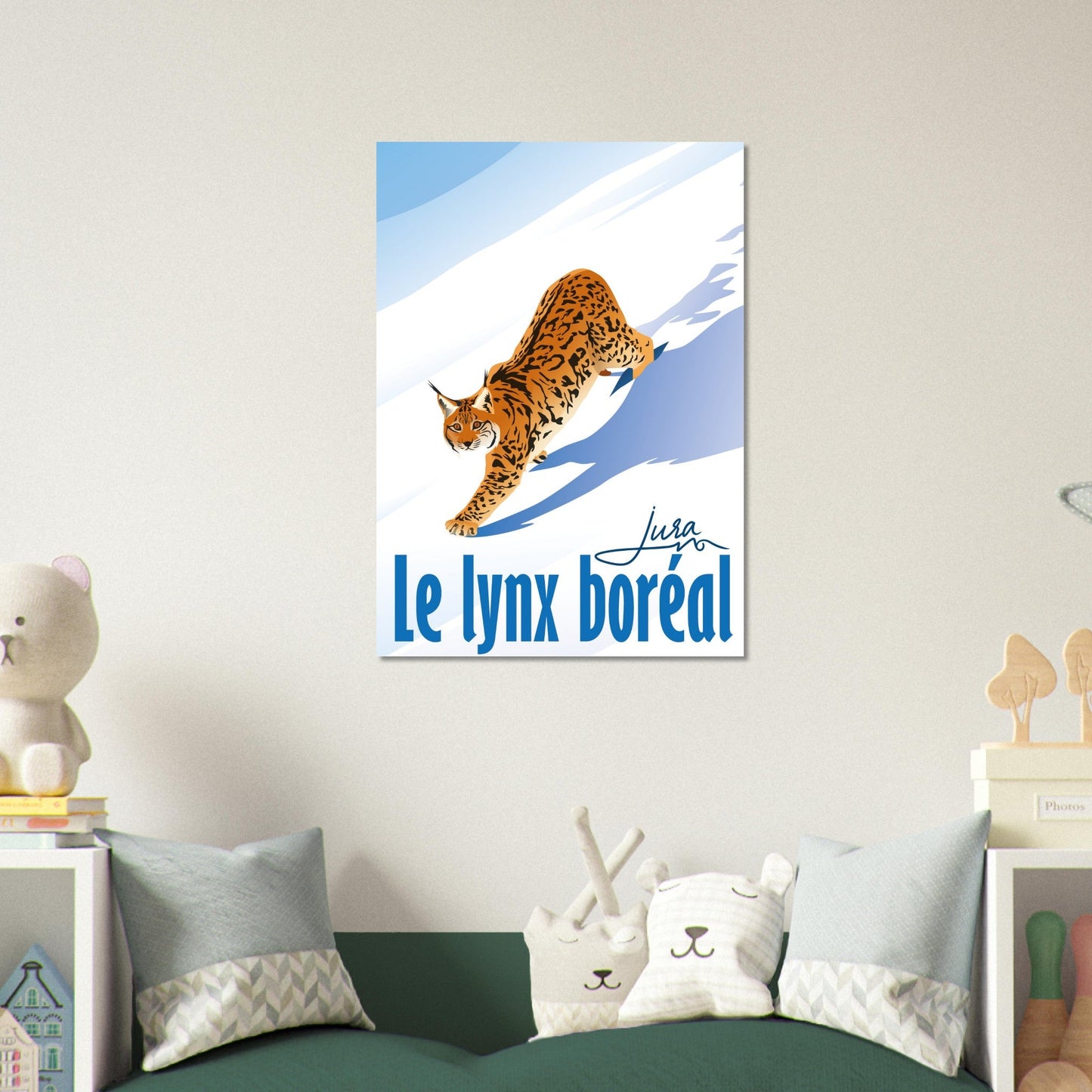 Poster Vintage Haut de Gamme - Lynx Marchant sur la Neige - cdced14c - f10d - 4b96 - 9045 - 90ad70fcc4c7 - LAM du Jura