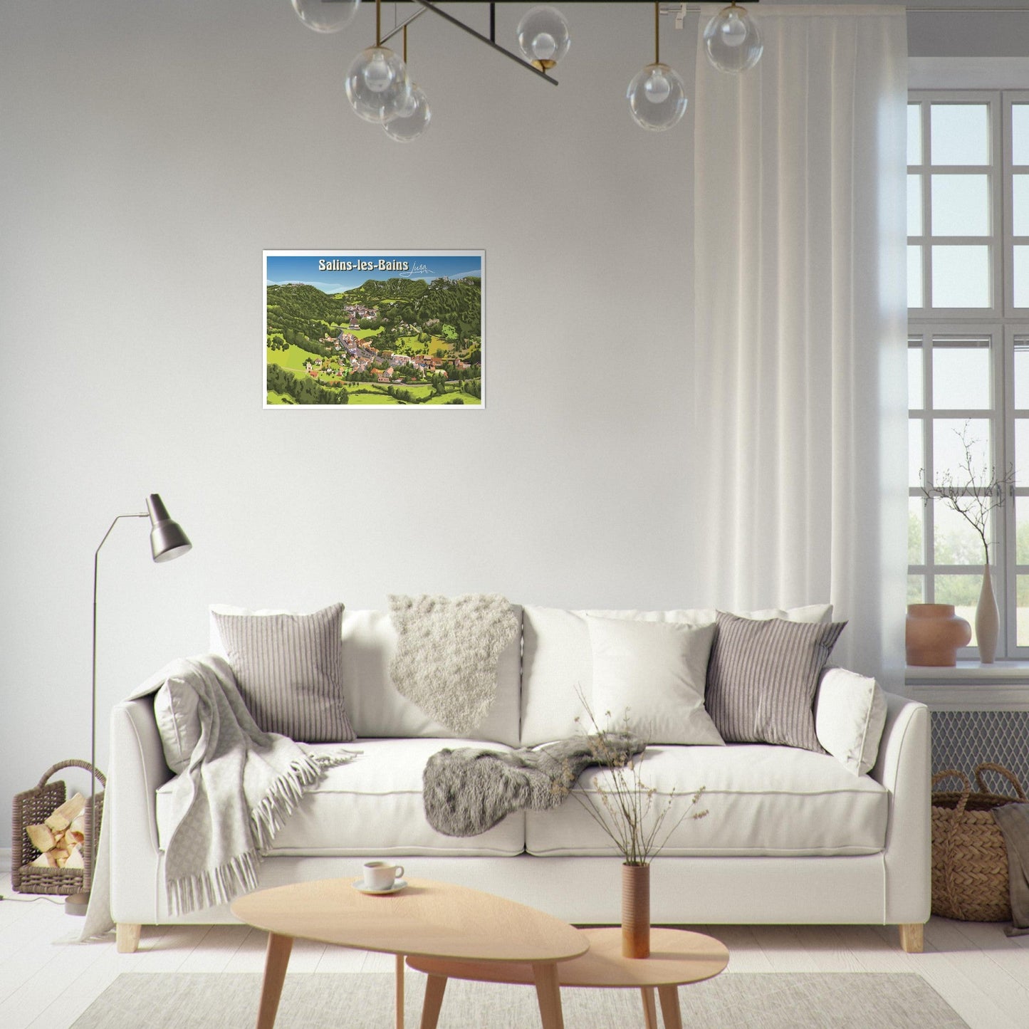 Poster Vintage Haut de Gamme - Salins - les - Bains et Vue sur les Deux Forts, Jura - 5c35a9e7 - cdc4 - 49c0 - ba13 - aba54648c8a0 - LAM du Jura